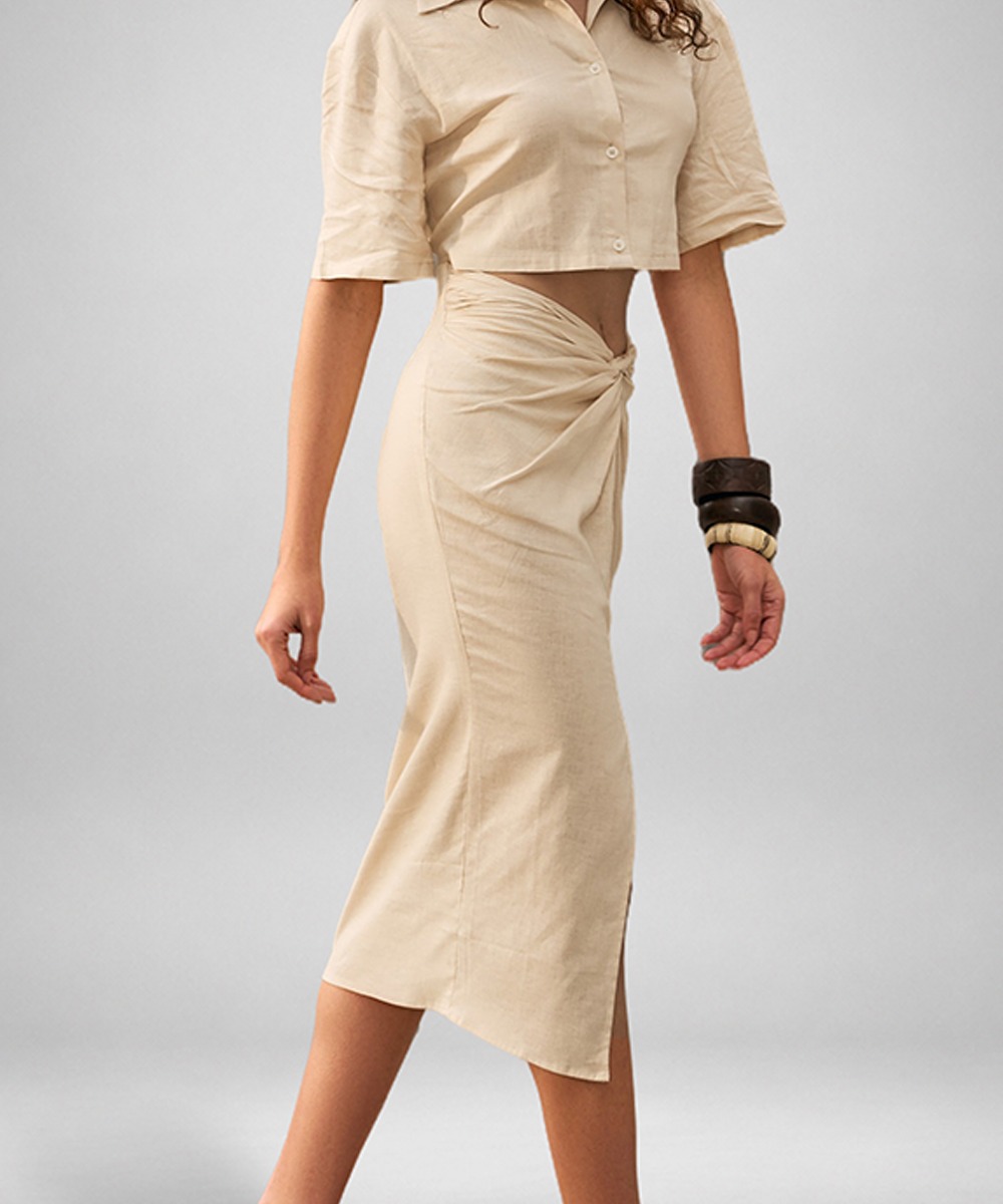 Draped skirt